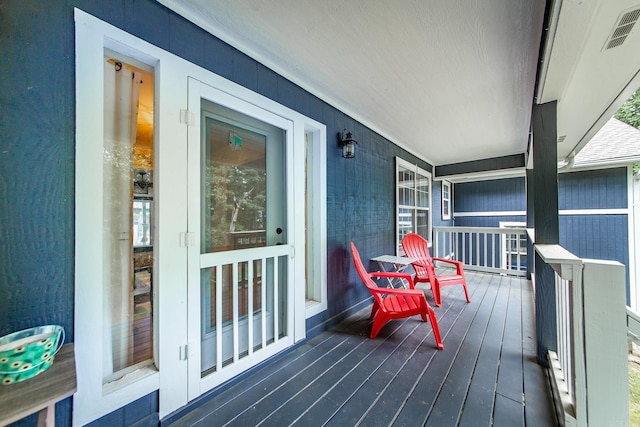 100 Hidgen Rdg, Higden, AR 72067 - view of wooden porch