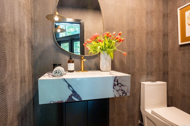 10119 Garrison Rd, Little Rock, AR 72223 - half bath with toilet and vanity