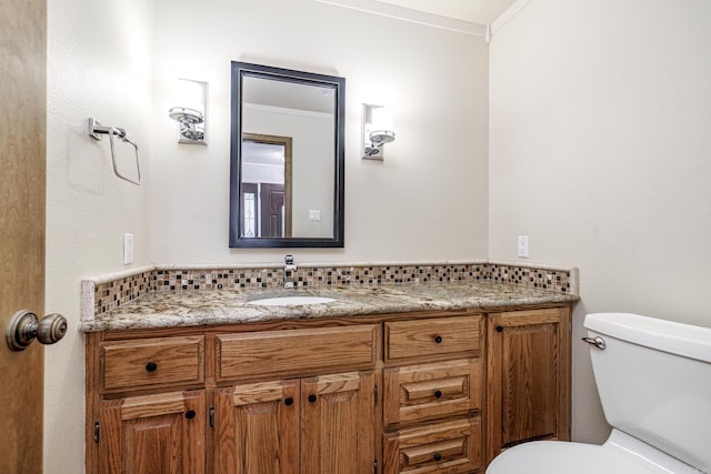 21 Constantina Cir, Hot Springs Village, AR 71909 - bathroom with vanity and toilet