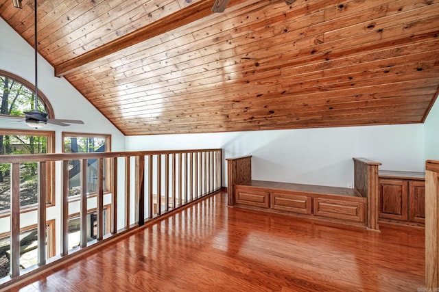 21 Constantina Cir, Hot Springs Village, AR 71909 - corridor featuring lofted ceiling, wooden ceiling, and light wood finished floors