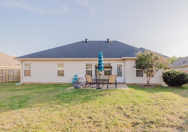 3961 Mountaincrest Cir, Alexander, AR 72002 - back of property featuring a patio area and a shingled roof