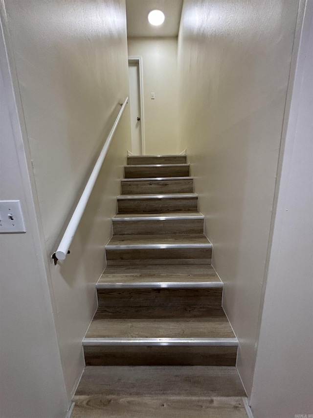 view of stairs