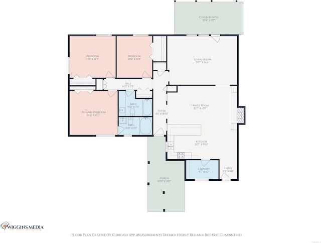 605 N W St, Morrilton, AR 72110 - floor plan / room layout