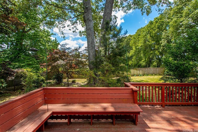 36 Brentwood Cv, Cabot, AR 72023 - deck with a fenced backyard