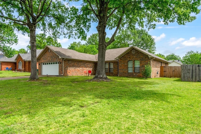 2130 Maplewood Dr, Conway, AR 73034 - ranch-style house featuring an attached garage, brick siding, and asphalt driveway