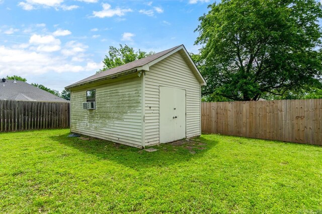 2130 Maplewood Dr, Conway, AR 73034 - view of shed featuring cooling unit