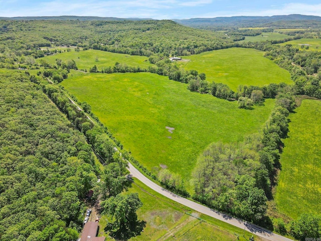 10836 Bray Rd, Elkins, AR 72727 - aerial view of a heavily wooded area