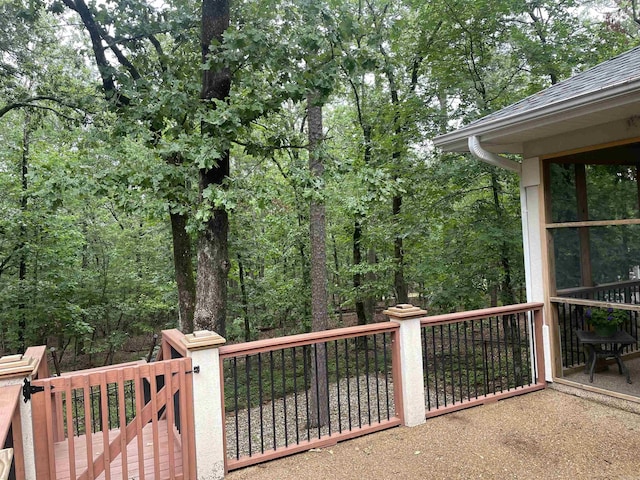 74 Medina Way, Hot Springs Village, AR 71909 - view of wooden terrace