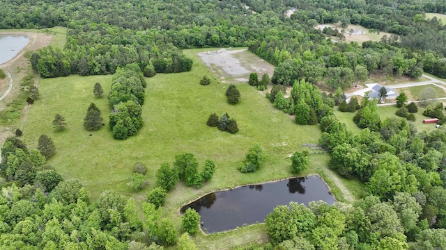 1005 Georgia Ridge Rd, Searcy, AR 72143 - aerial view of property's location with a large body of water and a heavily wooded area