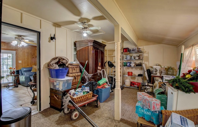 32 Bonnie Park Dr, Pine Bluff, AR 72601 - storage featuring ceiling fan