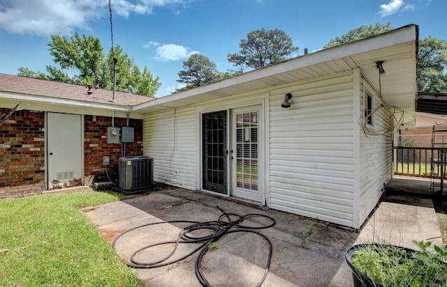 32 Bonnie Park Dr, Pine Bluff, AR 72601 - view of patio with central air condition unit