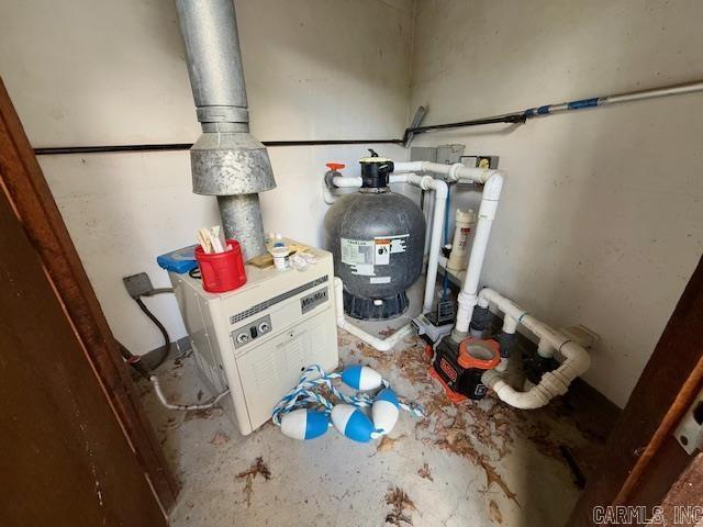 view of utility room