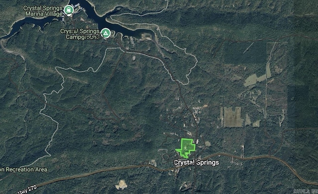 aerial overview of property's location