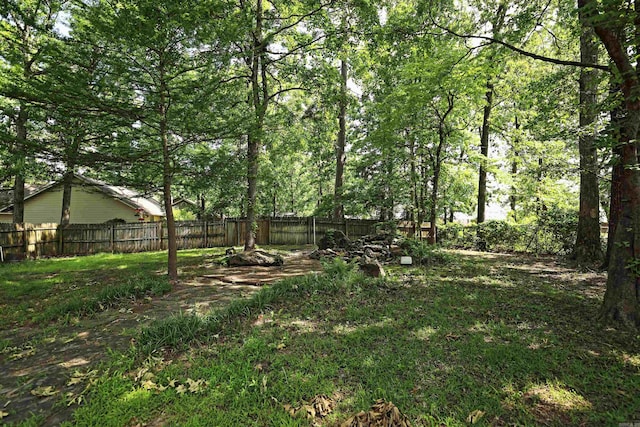 1309 Frontier, White Hall, AR 71602 - view of fenced backyard