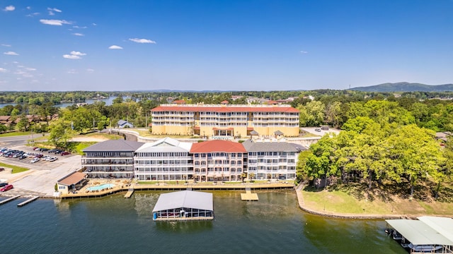 130 Grand Isle Dr Unit 1D, Hot Springs, AR 71913 - aerial view of a large body of water and apartment complex / building