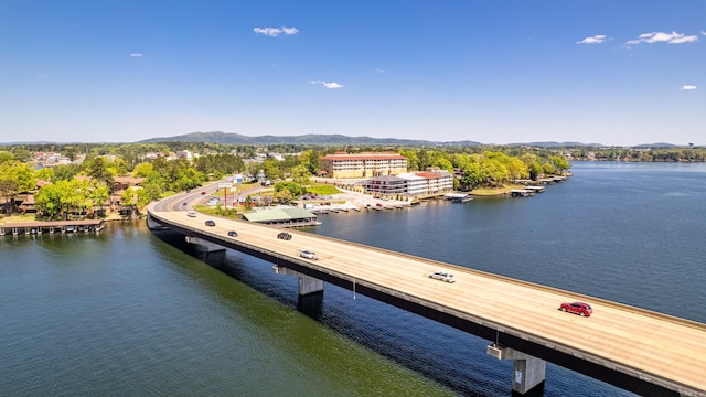 130 Grand Isle Dr Unit 1D, Hot Springs, AR 71913 - dock area with a water and mountain view