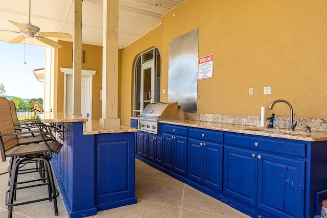 130 Grand Isle Dr Unit 1D, Hot Springs, AR 71913 - view of patio / terrace with a ceiling fan