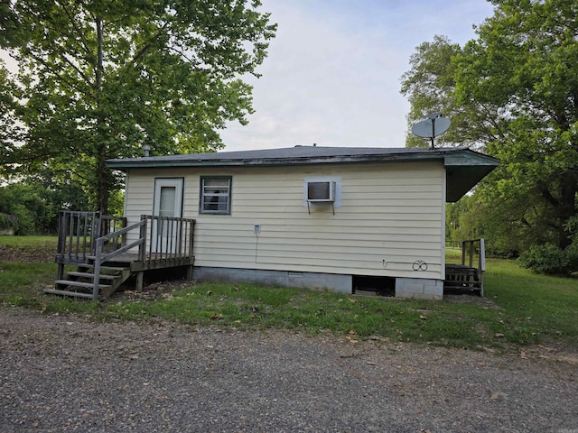 85 Bailey Rd, Morrilton, AR 72110 - back of house with crawl space