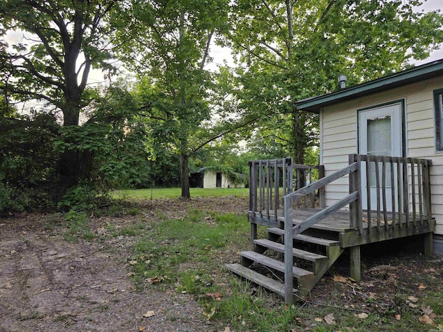 85 Bailey Rd, Morrilton, AR 72110 - view of yard with a deck