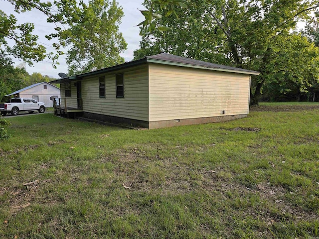 85 Bailey Rd, Morrilton, AR 72110 - view of side of property featuring crawl space and a yard