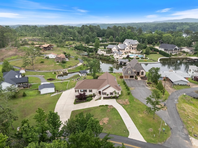 261 Peninsula Dr, Hot Springs, AR 71901 - aerial view of property and surrounding area featuring a large body of water and nearby suburban area