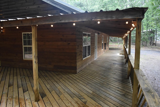 10355 Rodeo Rd, Belleville, AR 72824 - view of wooden terrace