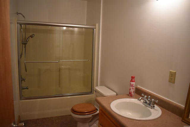10355 Rodeo Rd, Belleville, AR 72824 - full bath with toilet, shower / bath combination with glass door, and vanity