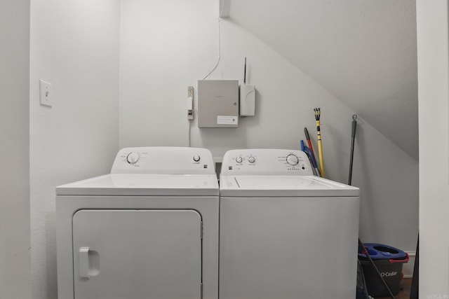 7106 Ohio St Unit 6, Little Rock, AR 72207 - washroom featuring separate washer and dryer