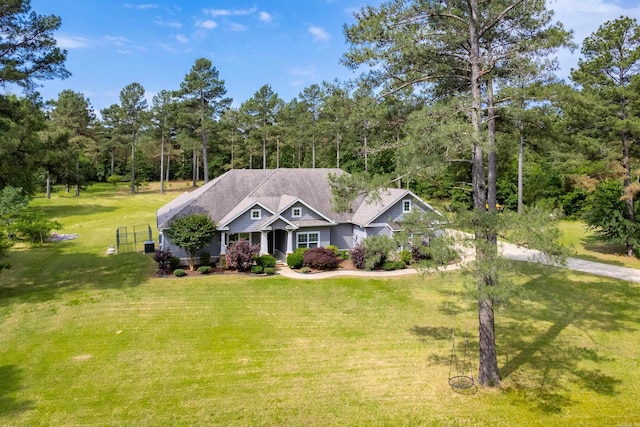 853 Rushing Rd, Little Rock, AR 72210 - view of front facade featuring a front lawn and covered porch