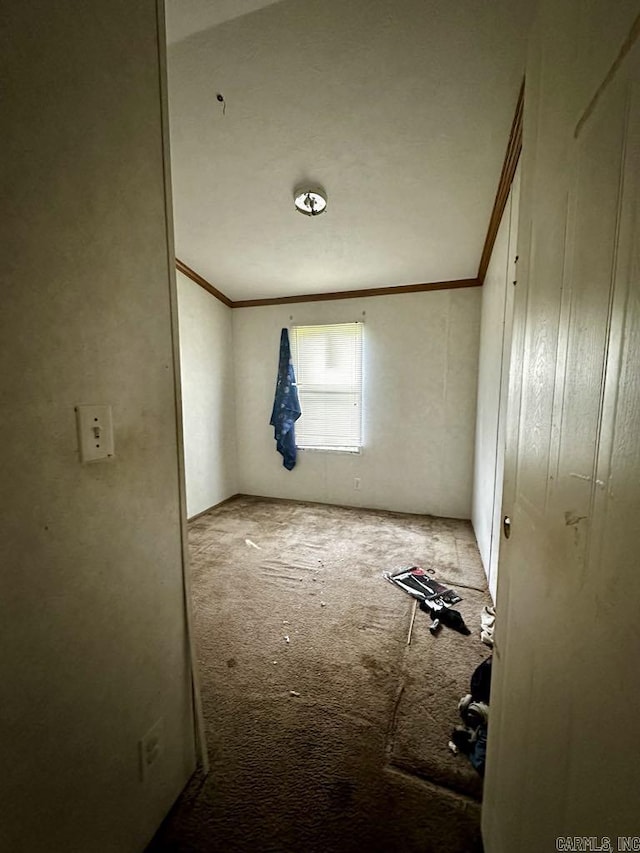 4530 Hwy 8 E, Mena, AR 71953 - carpeted spare room featuring crown molding
