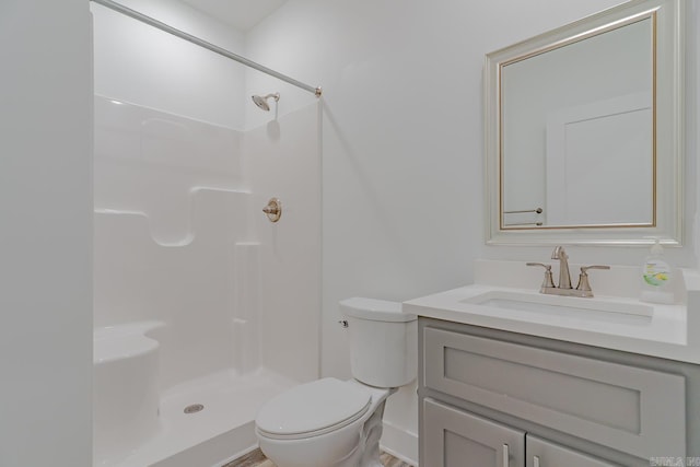 1500 S Church St, Jonesboro, AR 72401 - bathroom with toilet, vanity, and a shower
