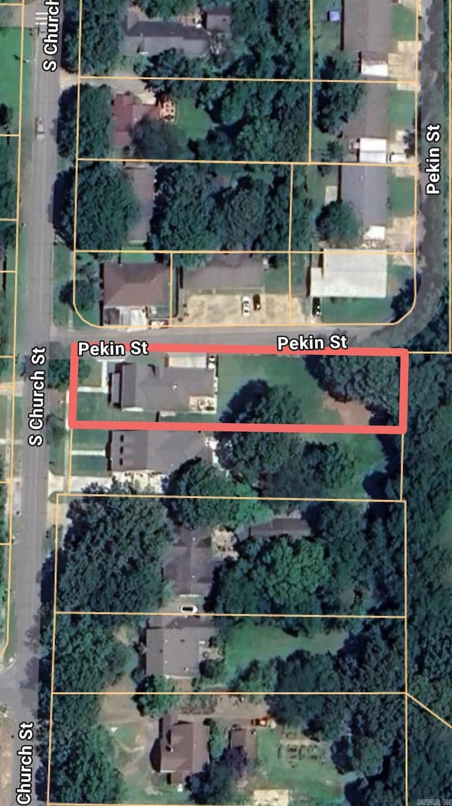 1500 S Church St, Jonesboro, AR 72401 - map of property location featuring property boundaries highlighted