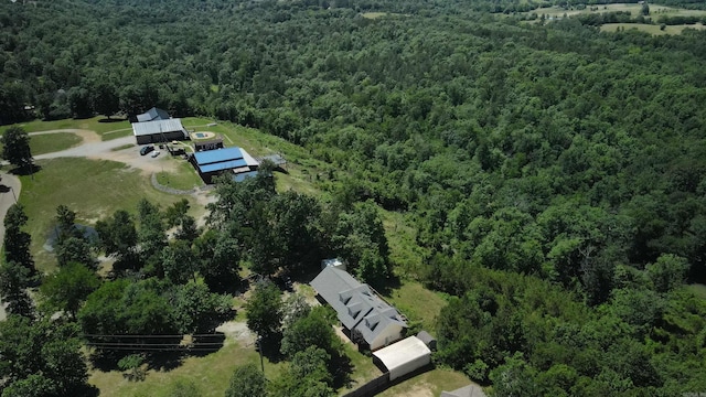 157 E Hawkview Pl, Royal, AR 71968 - drone / aerial view of a heavily wooded area