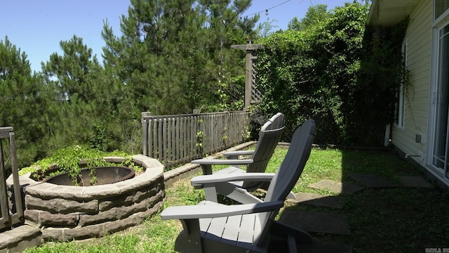 157 E Hawkview Pl, Royal, AR 71968 - view of yard