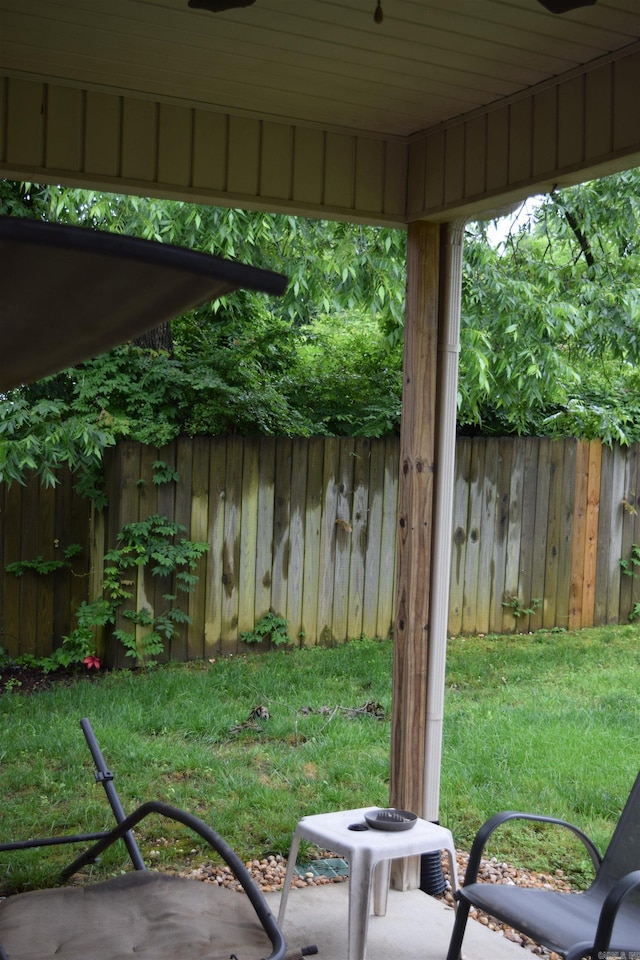 view of yard