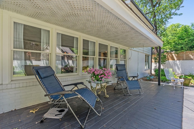 5412 S Grandview St, Little Rock, AR 72207 - view of wooden terrace