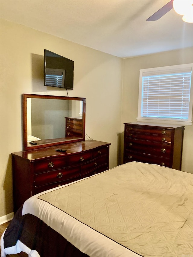 5405 Dreher Ln, Little Rock, AR 72209 - bedroom with baseboards and ceiling fan