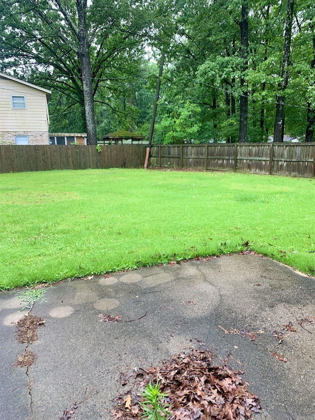 5405 Dreher Ln, Little Rock, AR 72209 - view of yard with a patio area