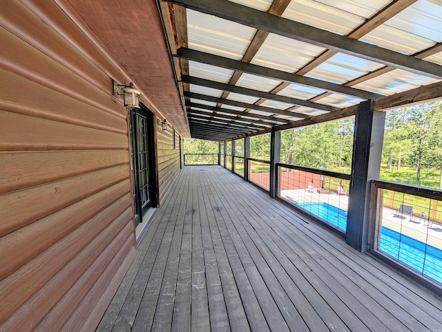 149 Polk Rd Unit 714, Mena, AR 71953 - view of wooden terrace