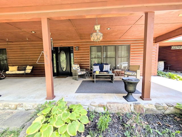 149 Polk Rd Unit 714, Mena, AR 71953 - view of patio / terrace with an outdoor living space