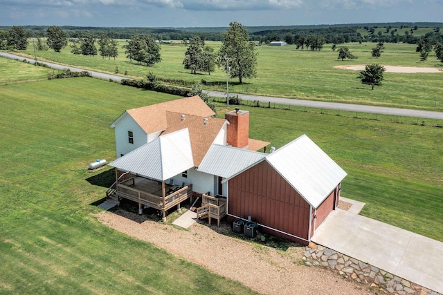 410 Rocky Point Rd, Vilonia, AR 72173 - aerial view of sparsely populated area with agricultural land