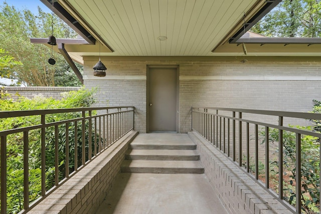 8 River View Pt, Little Rock, AR 72227 - property entrance with brick siding