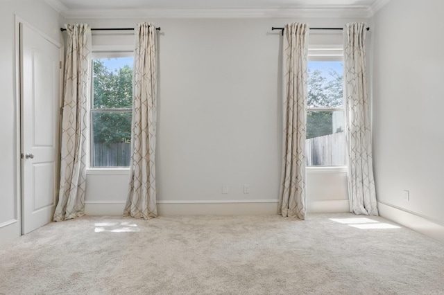 5400 Montgomery Rd, Little Rock, AR 72223 - carpeted empty room featuring crown molding