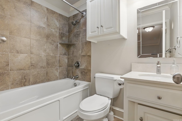5400 Montgomery Rd, Little Rock, AR 72223 - full bathroom featuring toilet, bathing tub / shower combination, and vanity