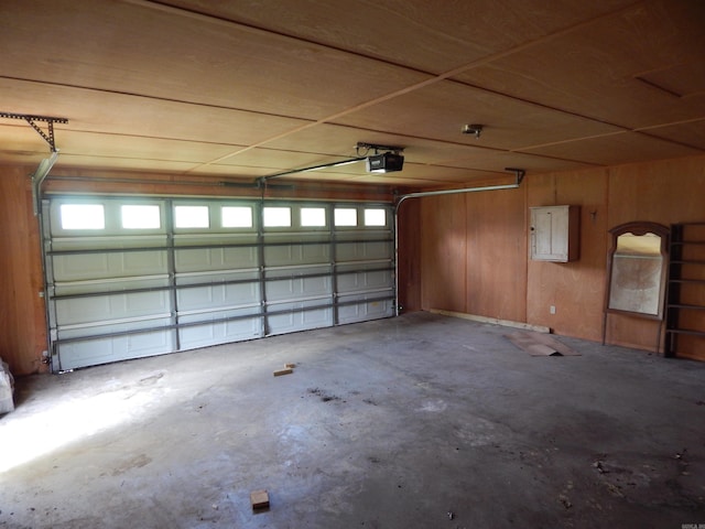 505 Main, West Point, AR 72178 - garage featuring a garage door opener