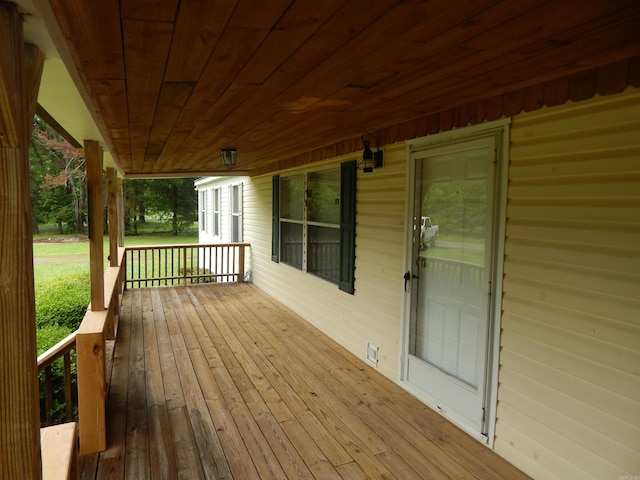 505 Main, West Point, AR 72178 - view of wooden porch