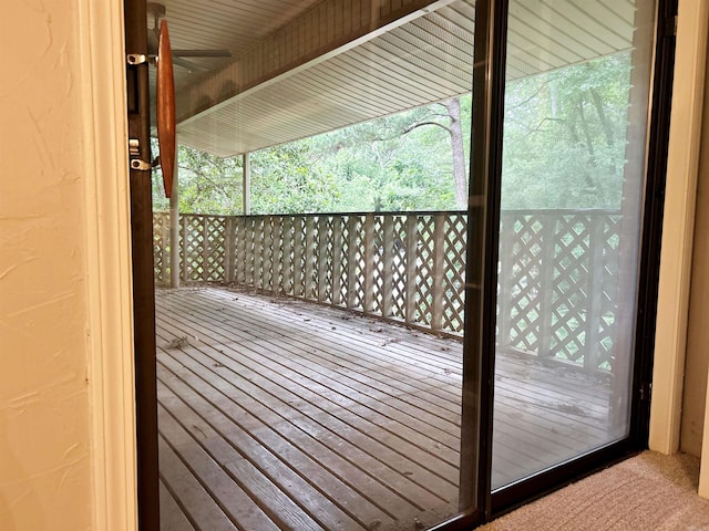view of deck