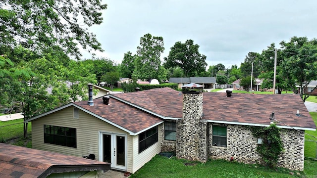 514 Proft Cir, Mena, AR 71953 - back of house featuring a shingled roof