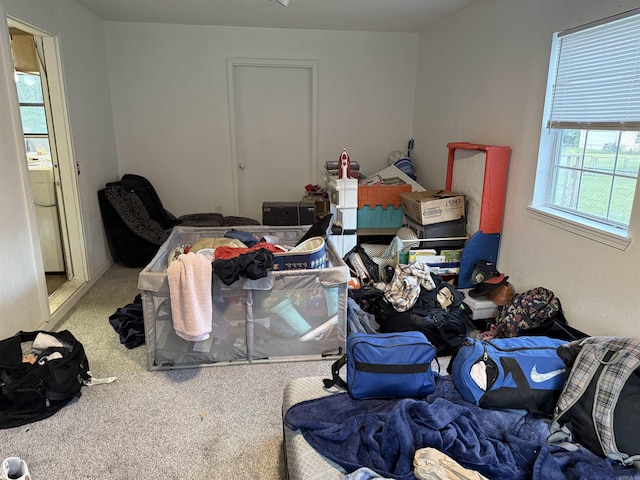 bedroom featuring carpet flooring