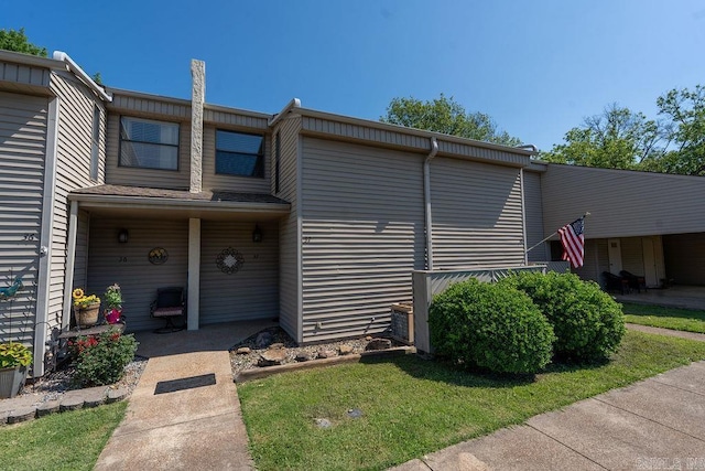 135 Hillview # 37, Fairfield Bay, AR 72088 - view of front of property with a front lawn